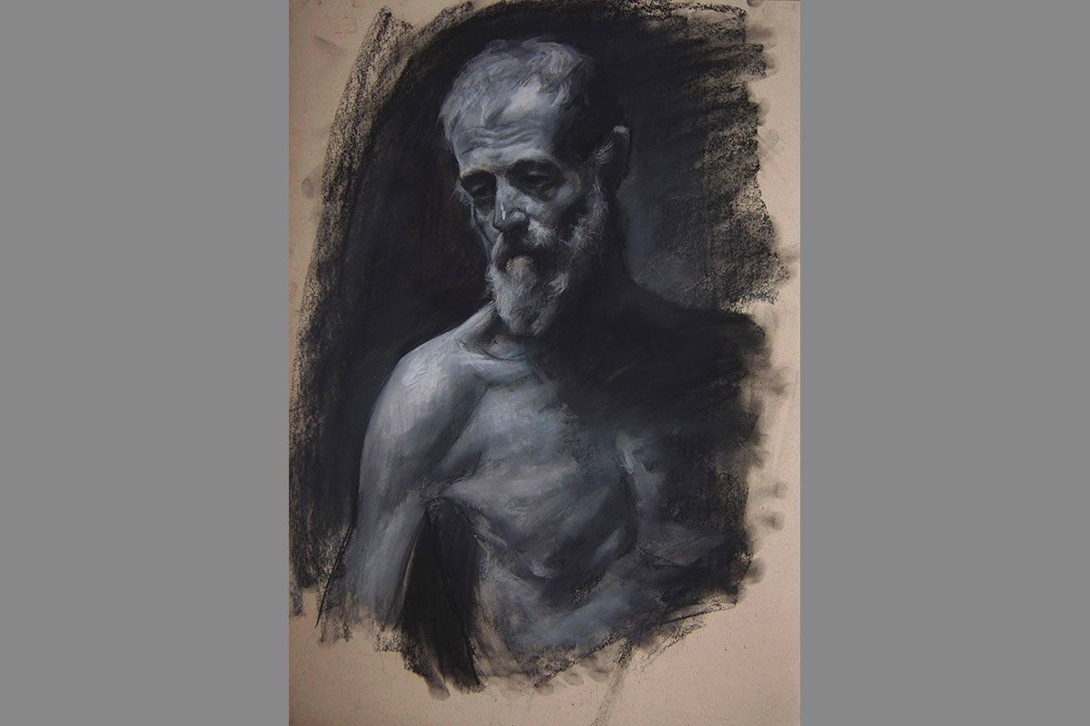 Estudo-a-partir-da-obra-San-Andres-de-Jose-Ribera-pastel